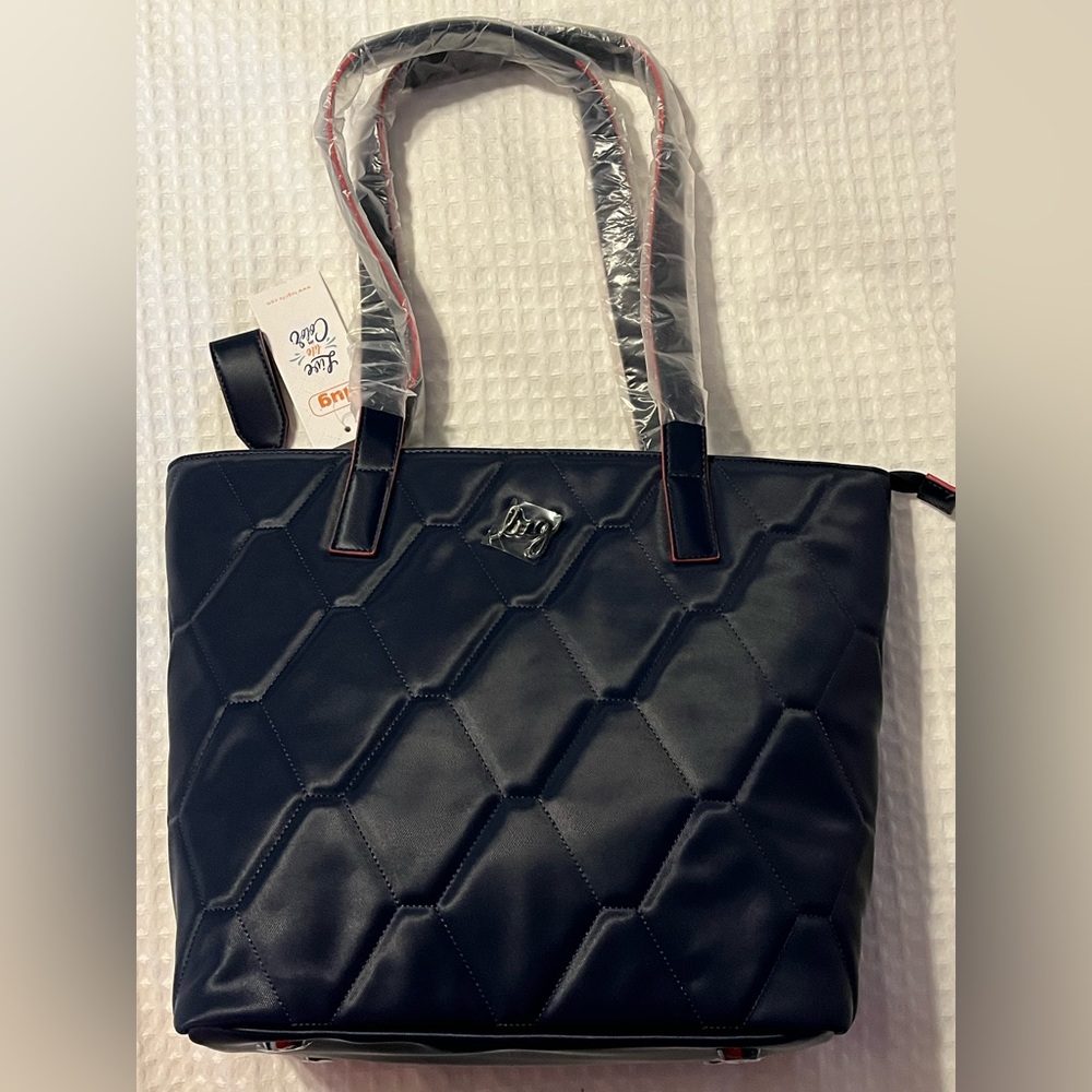 Lug Paddock Tote Satin Luxe VL Indigo bag